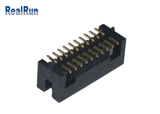 20P держатель строки PA6T заголовка коробки припоя тангажа PCB 1.27mm двойной поверхностный