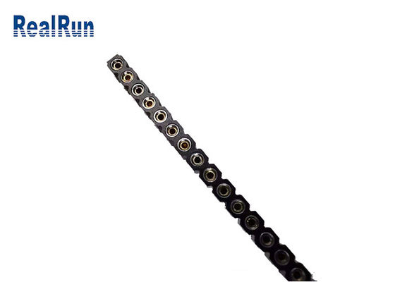 Латунная CuZn36Pb3 строка заголовка 2.54mm Pin ПОГРУЖЕНИЯ 40P женская одиночная