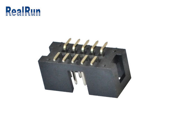 Заголовок коробки Pin тангажа SMT 10 соединителя 2.54mm заголовка PA6T IDC мужской