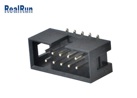 Заголовок коробки Pin тангажа SMT 10 соединителя 2.54mm заголовка PA6T IDC мужской