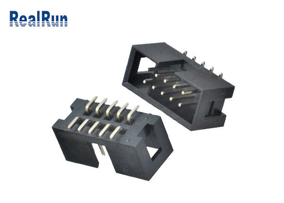 Заголовок коробки Pin тангажа SMT 10 соединителя 2.54mm заголовка PA6T IDC мужской