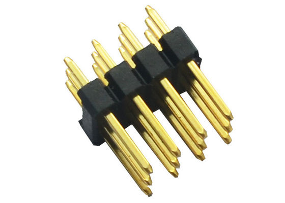 ПОГРУЖЕНИЕ Pin 180° соединителя 3*4 12 заголовка припоя тангажа PA6T 2.54mm