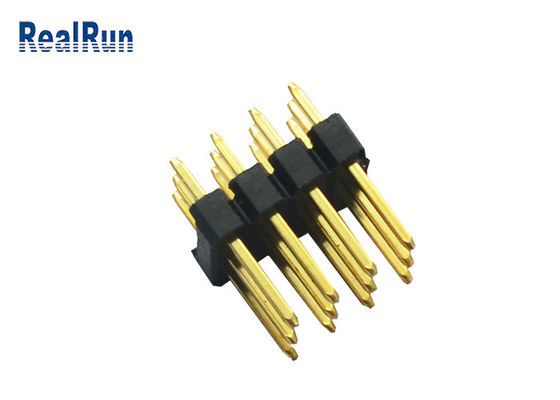 ПОГРУЖЕНИЕ Pin 180° соединителя 3*4 12 заголовка припоя тангажа PA6T 2.54mm