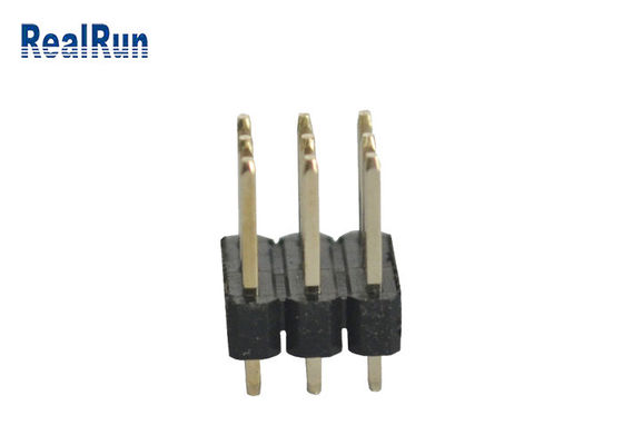 ПОГРУЖЕНИЕ Pin 180° соединителя 3*4 12 заголовка припоя тангажа PA6T 2.54mm