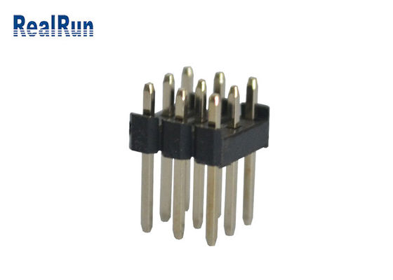 ПОГРУЖЕНИЕ Pin 180° соединителя 3*4 12 заголовка припоя тангажа PA6T 2.54mm