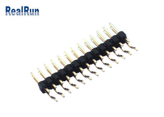 Золота заголовка Pin SMD 1000VAC PA6T Pin 36 PA6T горизонтального внезапный