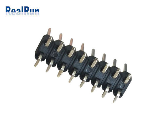 Тангаж строки 2.54mm соединителя заголовка Pin SGS PA6T 16 двойной UL94V-0