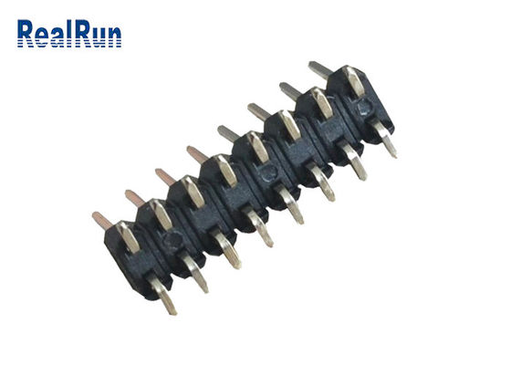 Тангаж строки 2.54mm соединителя заголовка Pin SGS PA6T 16 двойной UL94V-0