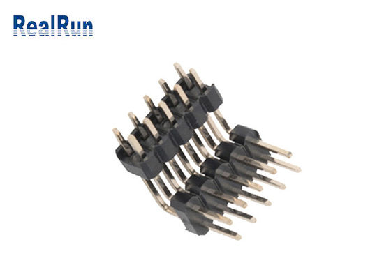 Соединитель заголовка строки заголовка 10P DC500V 2 Pin PA6T PBT LCP латунный