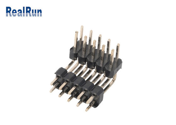 Соединитель заголовка строки заголовка 10P DC500V 2 Pin PA6T PBT LCP латунный