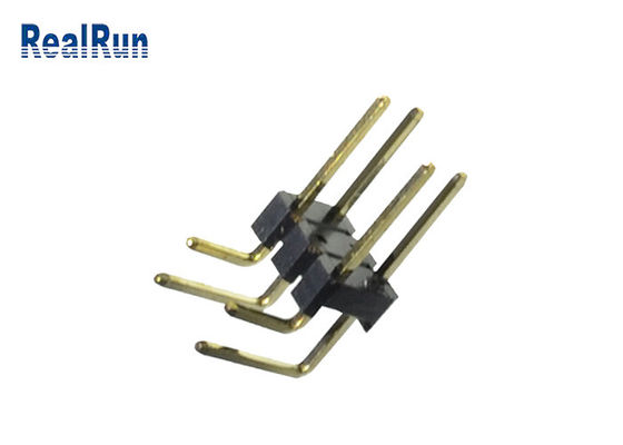 Соединитель заголовка строки соединителя UL94V-0 заголовка Pcb LCP PA6T PBT двойной