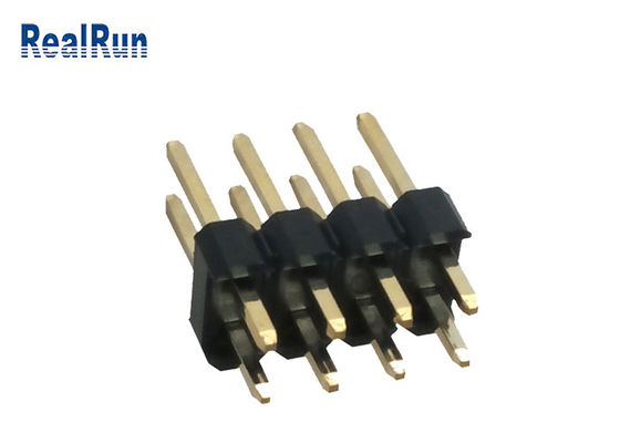 Заголовка латунная 8P 3.0A Pin строки PA6T PBT LCP доска двойного для восхождения на борт UL94V-0
