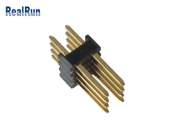 Заголовка латунная 8P 3.0A Pin строки PA6T PBT LCP доска двойного для восхождения на борт UL94V-0