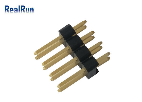 Заголовка латунная 8P 3.0A Pin строки PA6T PBT LCP доска двойного для восхождения на борт UL94V-0