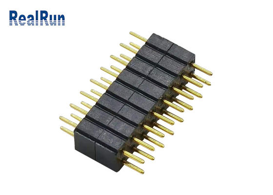 2.0mm LCP PBT PA6T вокруг строки PPS двойника соединителя 16P погружения заголовка Pin