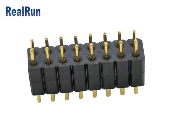 2.0mm LCP PBT PA6T вокруг строки PPS двойника соединителя 16P погружения заголовка Pin