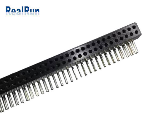Заголовок 70P прямоугольное PA6T PPS Pin латунного круга CuZn38Pb женский