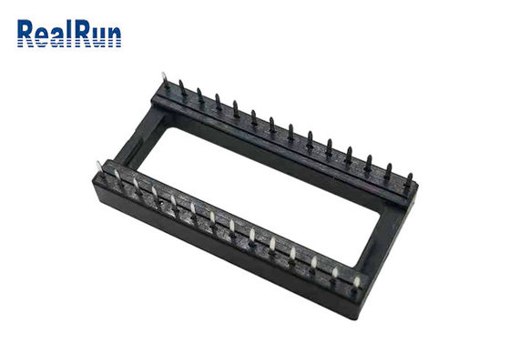 строка погружения 15,24 заголовка 2.54mm Pin квадрата 28P PA6T UL94V-0