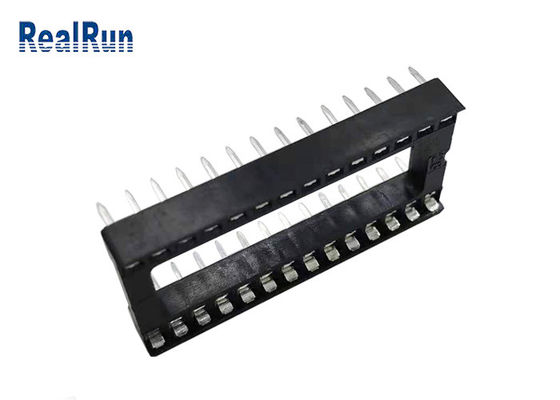 строка погружения 15,24 заголовка 2.54mm Pin квадрата 28P PA6T UL94V-0
