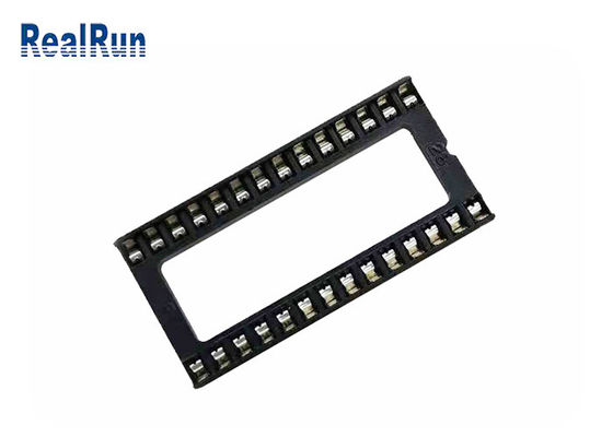 строка погружения 15,24 заголовка 2.54mm Pin квадрата 28P PA6T UL94V-0
