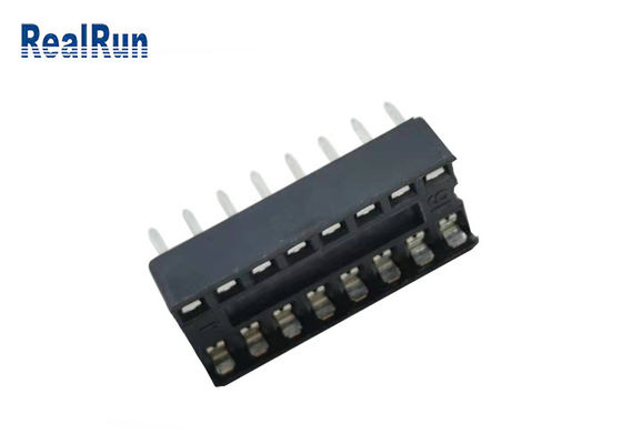 соединитель материнской платы PCB гнезда PA6T UL94V-0 IC изолятора строки PBT ПОГРУЖЕНИЯ 2×8P