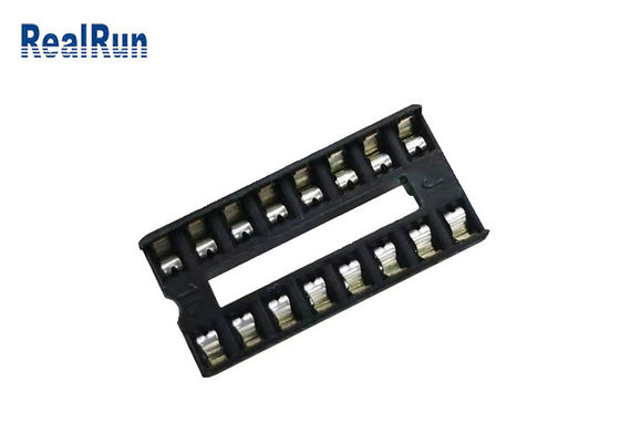 соединитель материнской платы PCB гнезда PA6T UL94V-0 IC изолятора строки PBT ПОГРУЖЕНИЯ 2×8P