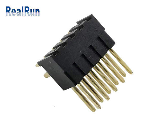 Доска заголовка PA6T LCP Pin строки двойника ISO9001 10P PBT для восхождения на борт соединителя