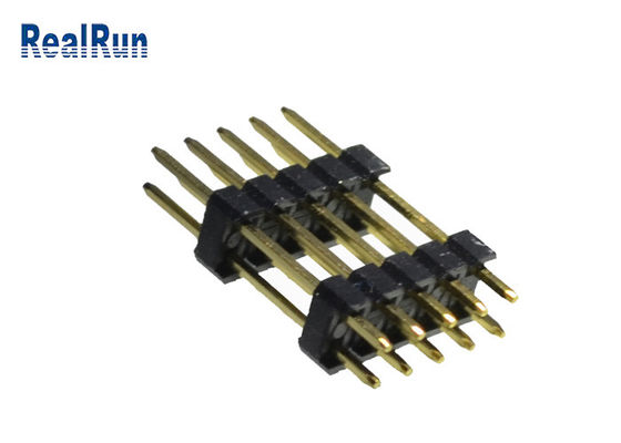 SGS строки 2.54mm Connecto UL94V-0 заголовка Pin 0.75A PBT латунный двойной