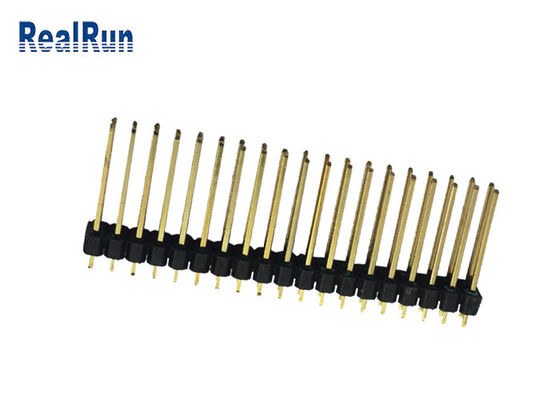 Минута погружения 2*19P 500VAC/контактного разъема 2.54mm Pcb изолятора UL94V-0 PA6T