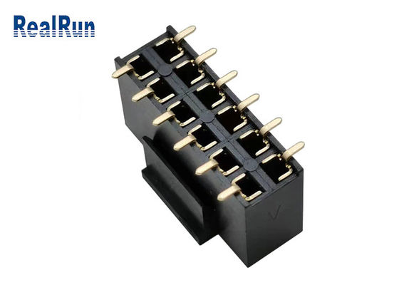 Плакировка золота бронзы светомассы соединителя DC500V заголовка Pin КРЫШКИ PA6T SMD LCP