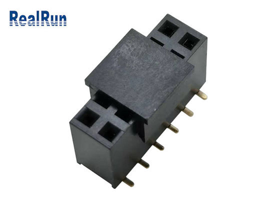 Плакировка золота бронзы светомассы соединителя DC500V заголовка Pin КРЫШКИ PA6T SMD LCP