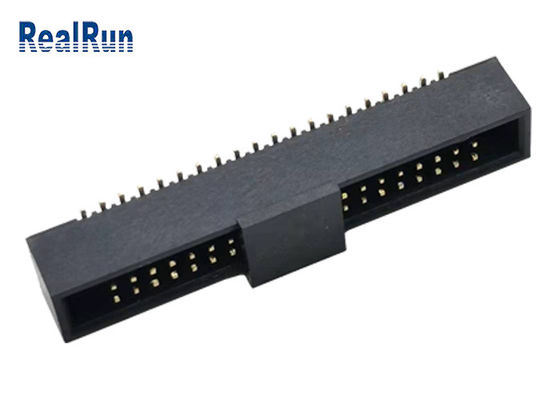 Коробка DC2A Pin Pin SMD мужчины 40 соединителя Idc заголовка LCP латунная PA6T с крышкой