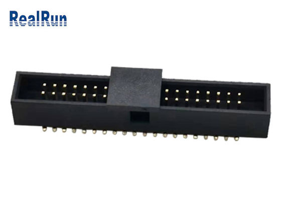 Коробка DC2A Pin Pin SMD мужчины 40 соединителя Idc заголовка LCP латунная PA6T с крышкой