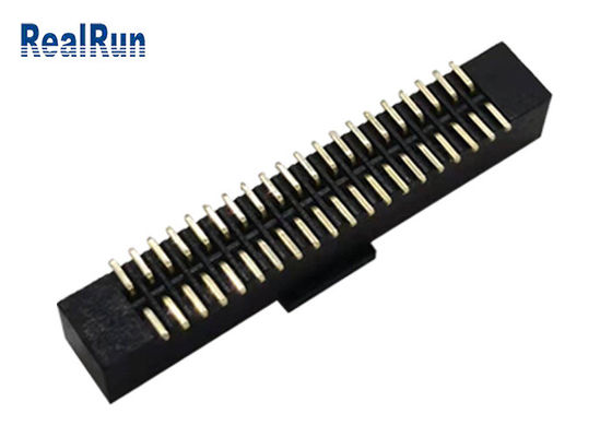 Коробка DC2A Pin Pin SMD мужчины 40 соединителя Idc заголовка LCP латунная PA6T с крышкой