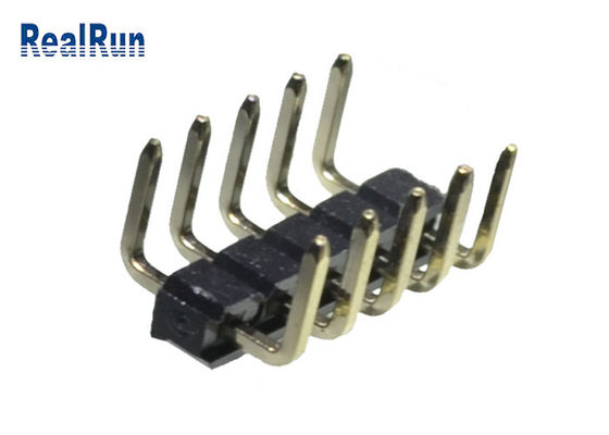 Тип припой соединителя 2.54mm u заголовка Pin PBT латунный SGS терминала LCP