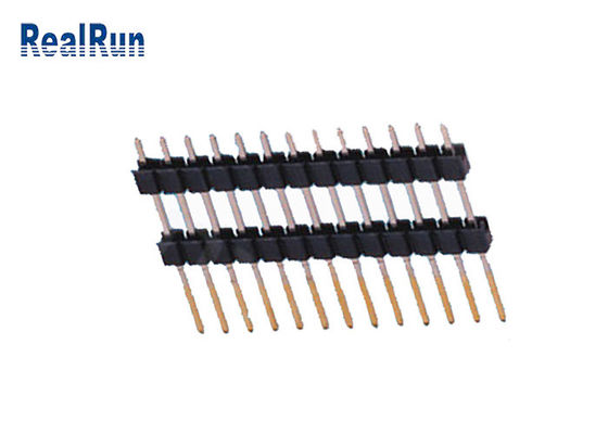 Золото лудя соединитель 13P заголовка PA6T прямой удваивает пластиковое PBT