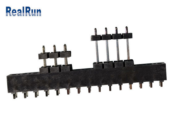 Тангаж DC500V олова 3.96mm Au строки соединителя заголовка Pcb PBT LCP одиночный