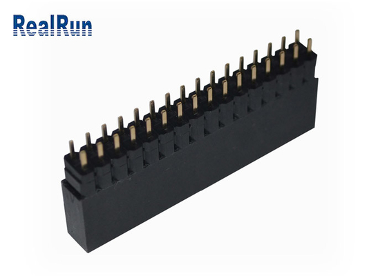 VCD 0,1&quot; строка 32P Golded PA6T женского заголовка Pcb DC500V двойная