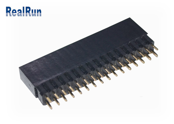 VCD 0,1&quot; строка 32P Golded PA6T женского заголовка Pcb DC500V двойная