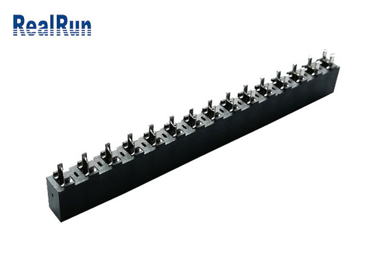 Соединитель DC500V заголовка LCP Smt окунает сваривая 1*15P лудя PBT PA6T