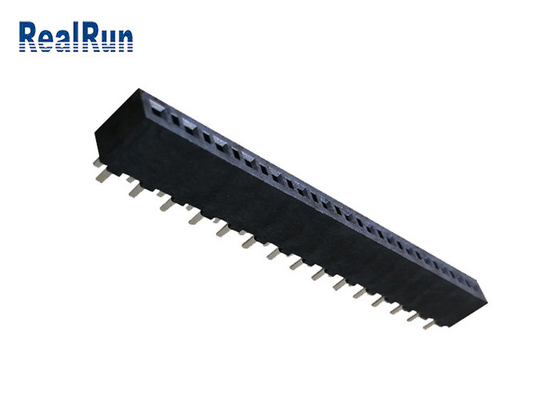 Соединитель DC500V заголовка LCP Smt окунает сваривая 1*15P лудя PBT PA6T
