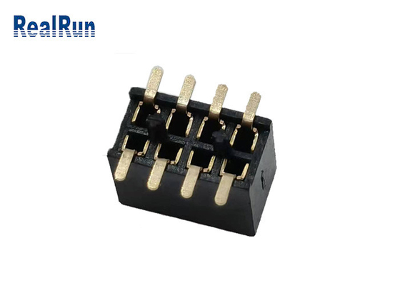 Золото 1u» UL94v-0 H4.3mm LCP соединителя 2*4p заголовка SMT 500VAC PA6T женское