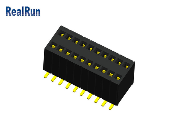 Au 1μ» H5.7 соединителя 20P PBT заголовка PA6T LCP женский огнеупорный