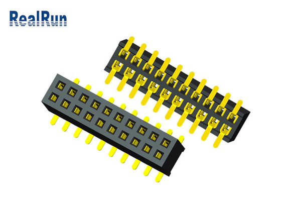 Доска PCB терминала соединителя UL94V-0 u заголовка PA6T 20P женская для восхождения на борт соединителей