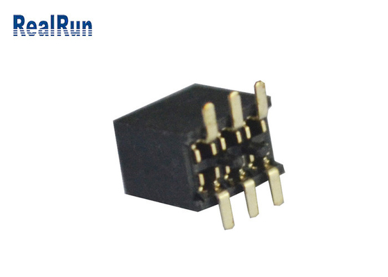 Женская доска держателя поверхности PCB соединителя 1.27mm заголовка ISO9001 для восхождения на борт соединителя