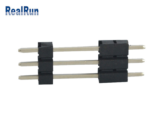 Pin 3A заголовка 3 Pin PCB PA6T латунный соединитель заголовка строки 180 градусов прямой одиночный