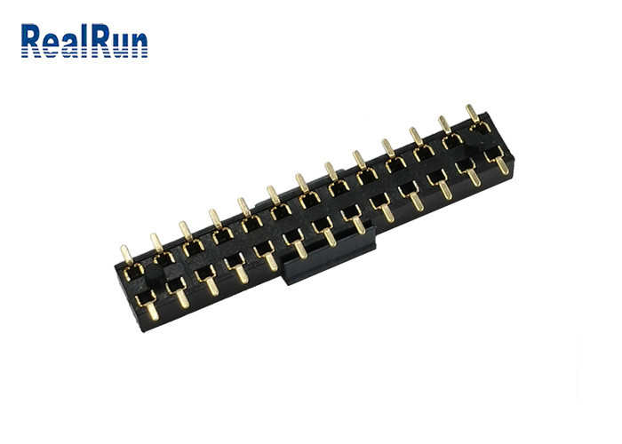 соединитель PCB положения изолятора 2x13P высоты 3.5mm женского заголовка 2.54mm SMT пластиковый