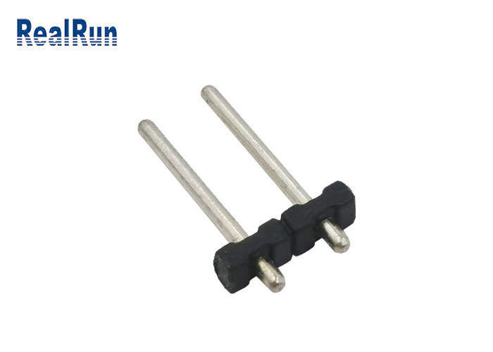 Строка заголовков 10A контактного разъема H2.0 1X2P заголовка Pin PBT 5.0mm круглая одиночная