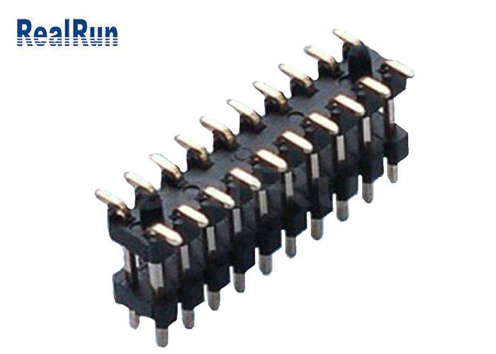Соединитель 0.75A заголовка строки поляков 1.0*1.5mm SMD 100P 20 двойной