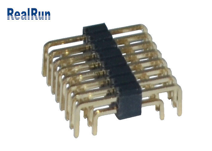 Тип тангаж u заголовка 1.27mm Pin строки двойника PA6T 80P